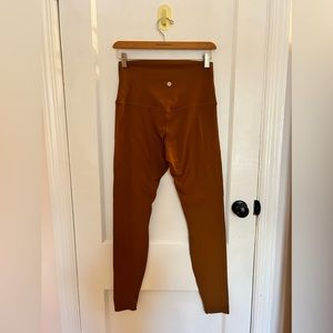 Lululemon Align High-Rise Pant 28” Chestnut Brown